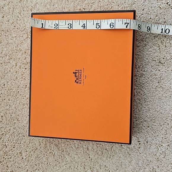 Hermes Gift Box, 9x7, Orange - Picture 14 of 14